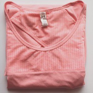 Under Armour Heat Gear Salmon Pink Top (Large)